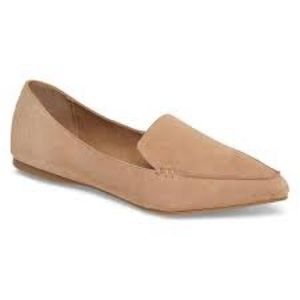 LULU’S Suede Tan Loafer Flat, Size 6.5